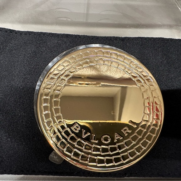 BVLGARI CLUTCH AND BVLGARI MIRROR NWOT SET - Picture 6 of 6